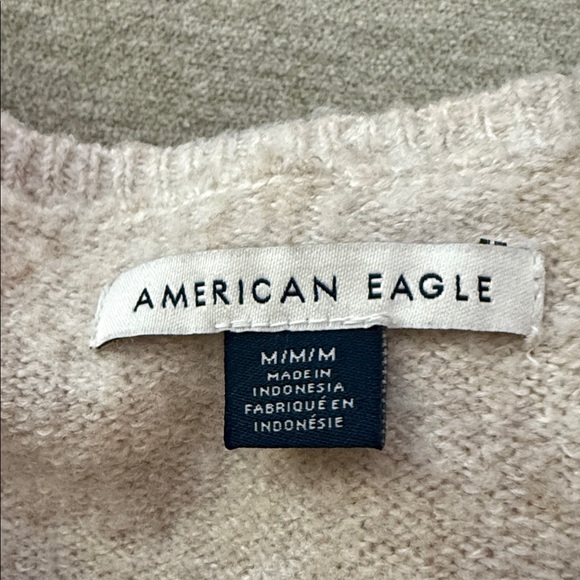 AE Whoa So Soft Ballet-Neck Sweater- White HEART - Picture 4 of 8